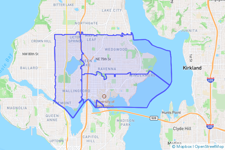 Service Area Map