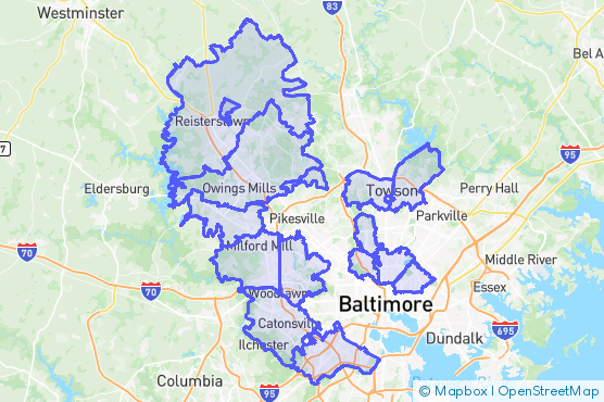 Service Area Map