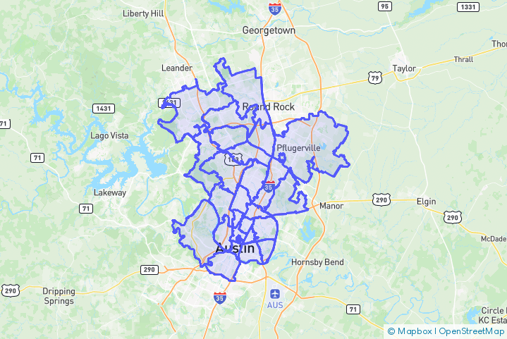 Service Area Map