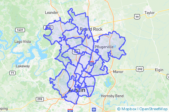 Service Area Map
