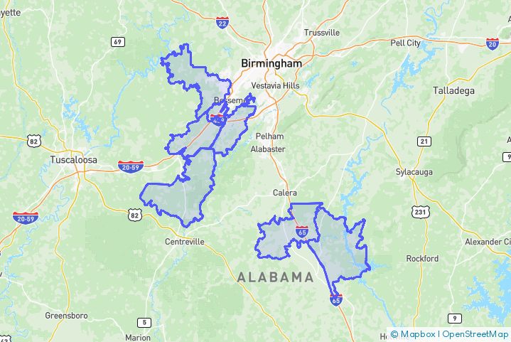 Service Area Map