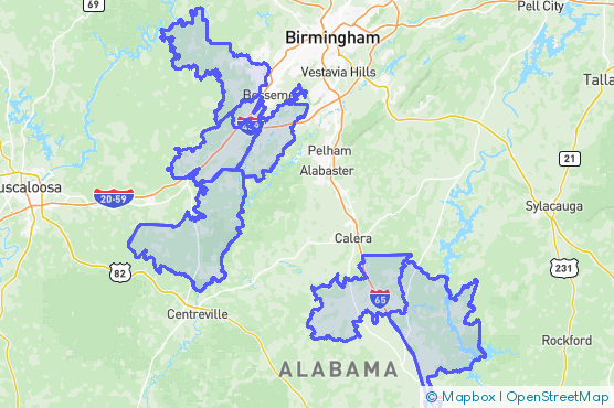 Service Area Map