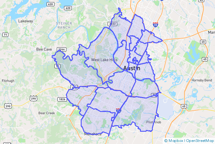 Service Area Map