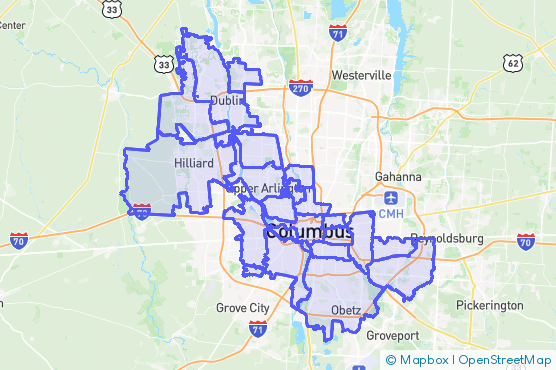 Service Area Map