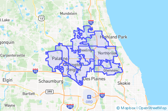 Service Area Map
