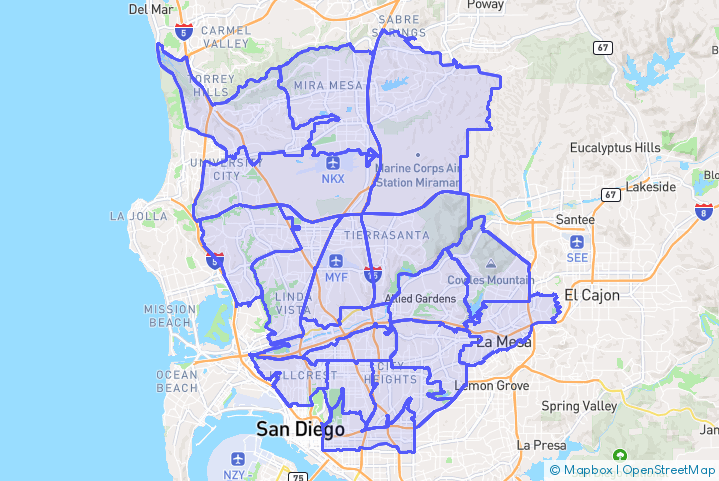 Service Area Map