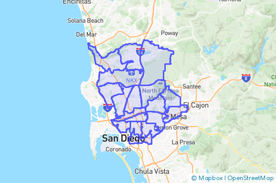 Service Area Map