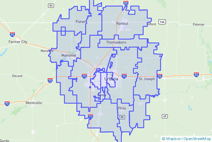 Service Area Map