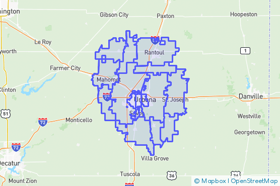 Service Area Map