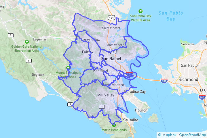 Service Area Map