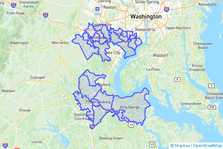 Service Area Map