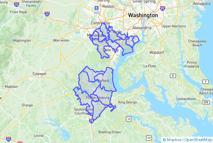 Service Area Map