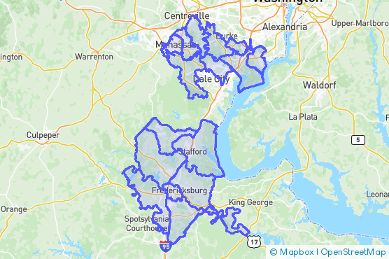 Service Area Map