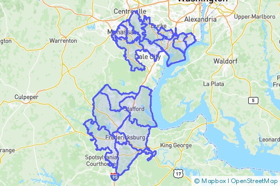 Service Area Map