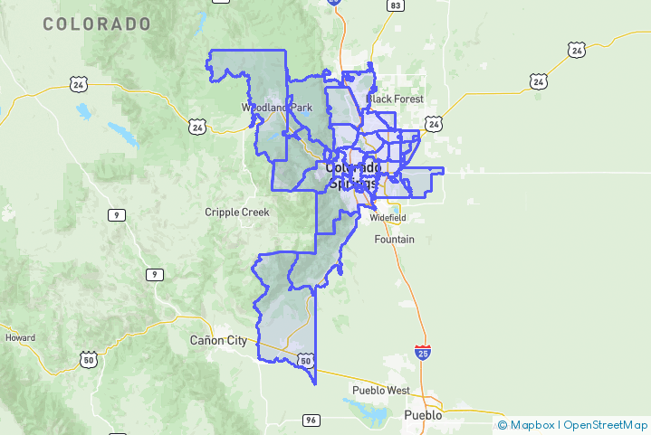 Service Area Map