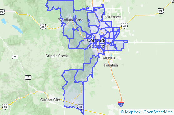 Service Area Map