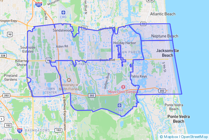Service Area Map