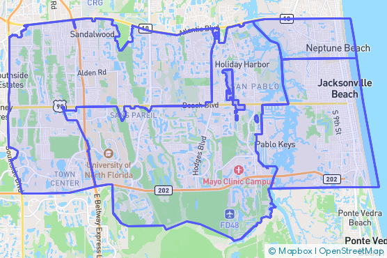 Service Area Map