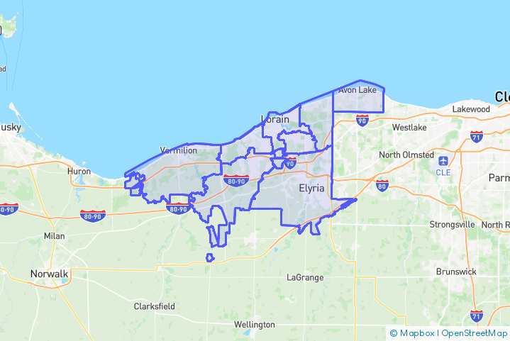 Service Area Map