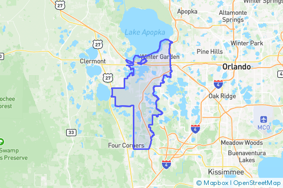 Service Area Map
