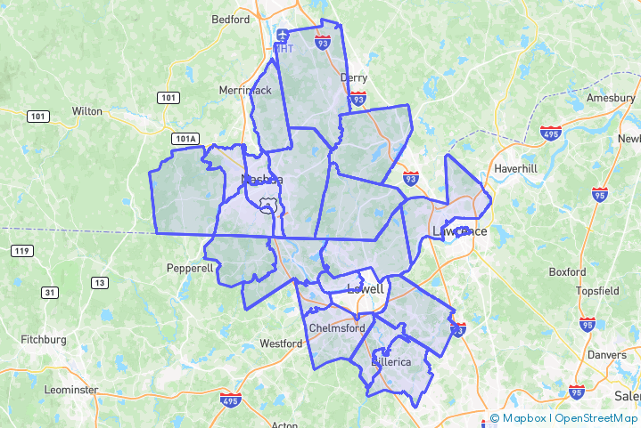 Service Area Map