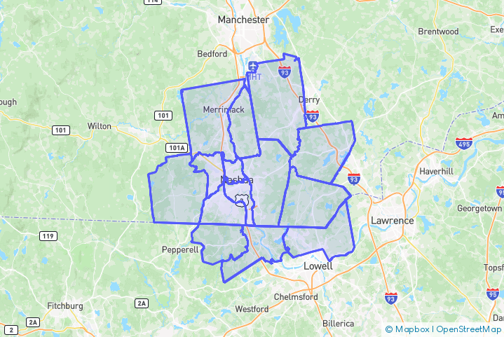 Service Area Map