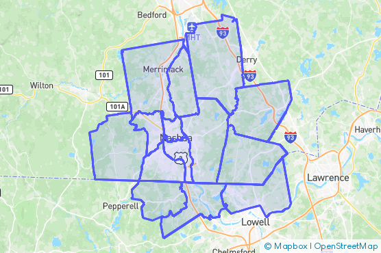 Service Area Map