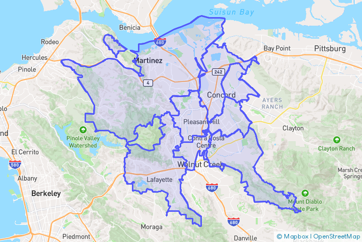 Service Area Map