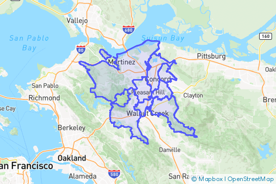 Service Area Map