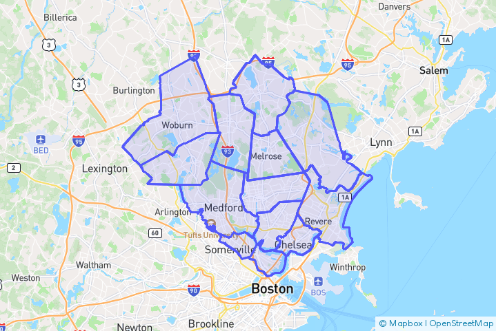 Service Area Map