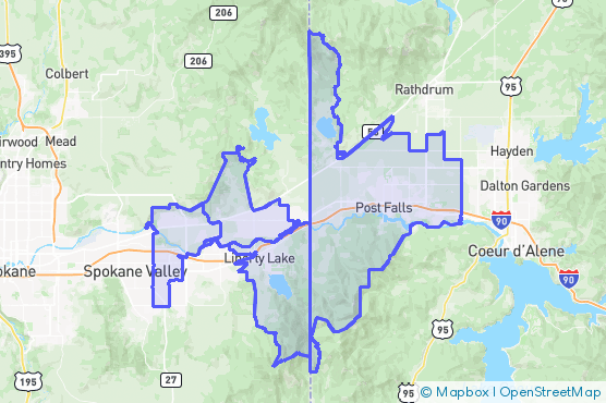Service Area Map