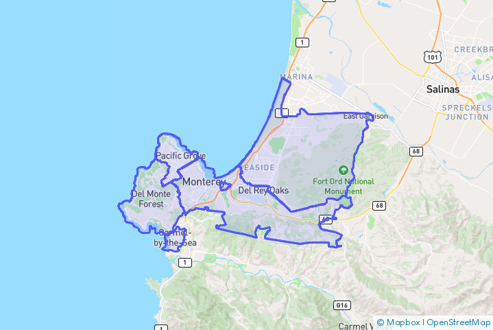 Service Area Map