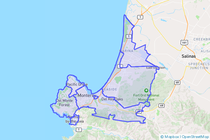 Service Area Map