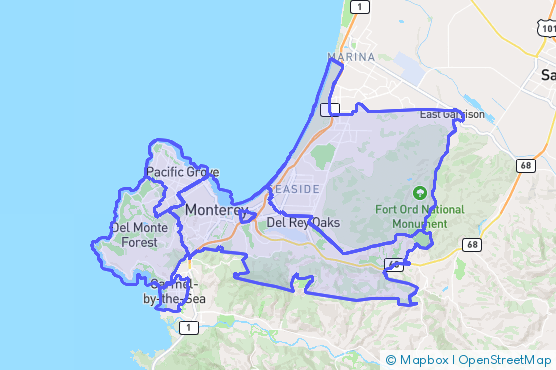 Service Area Map