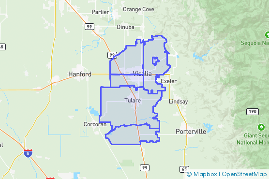 Service Area Map