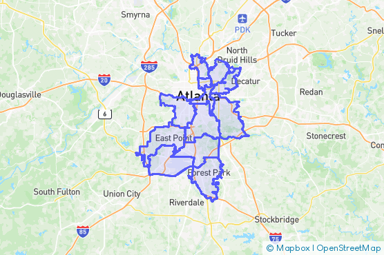 Service Area Map