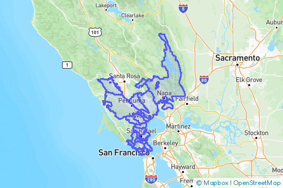 Service Area Map