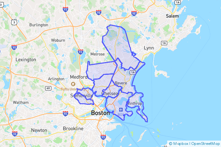 Service Area Map