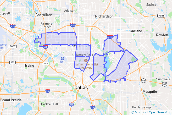 Service Area Map