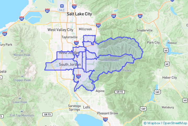 Service Area Map