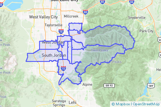 Service Area Map