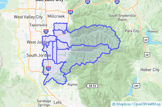 Service Area Map