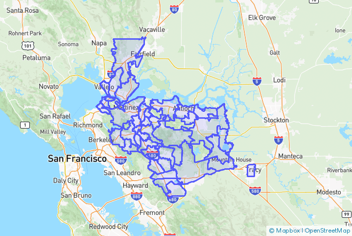 Service Area Map