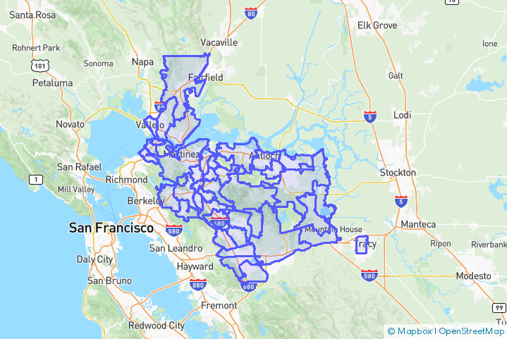 Service Area Map