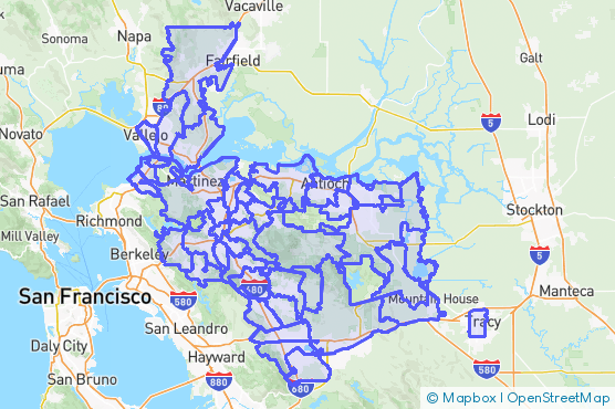 Service Area Map