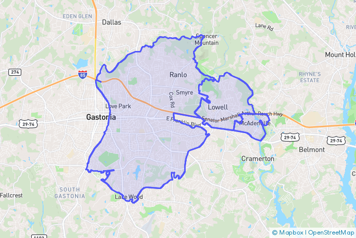 Service Area Map