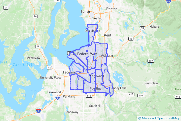 Service Area Map