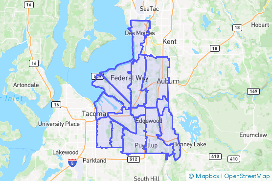 Service Area Map