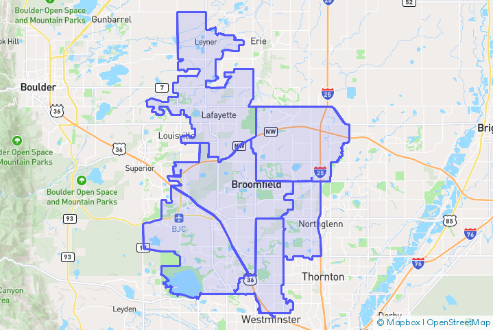 Service Area Map
