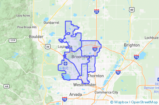 Service Area Map